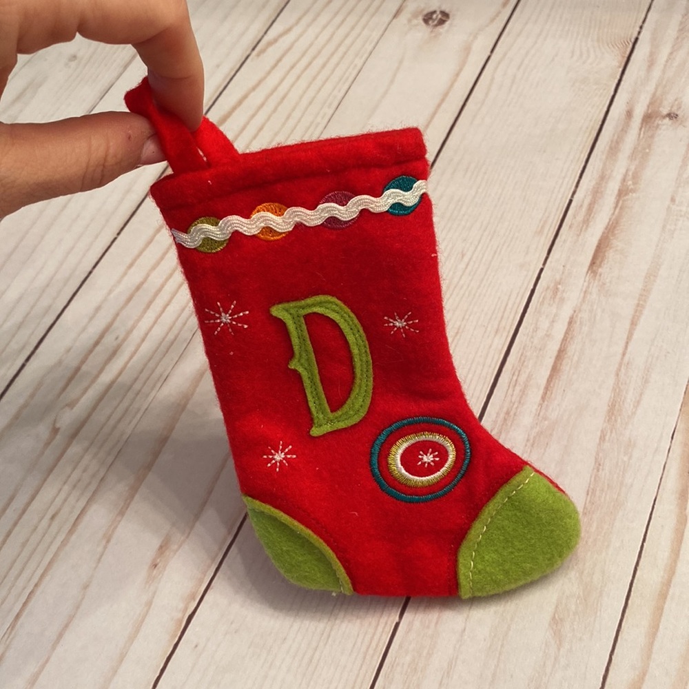 👗🛍️Mini “D” stocking🛍️ - Picture 2 of 4
